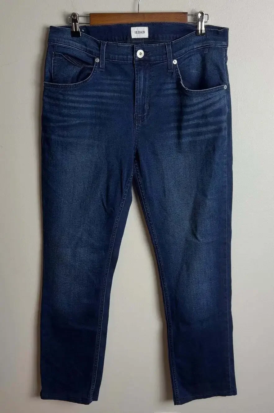 Hudson Jeans Byron Straight Leg Denim Pants Dark Wash Size 34 Men’s